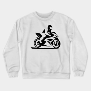 Biker Desing Gift Crewneck Sweatshirt